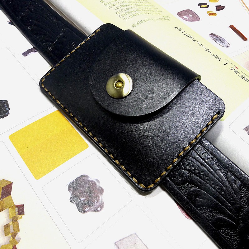 Saddle Bag Leather - Blongk Ultra thin Waist Bag Genuine