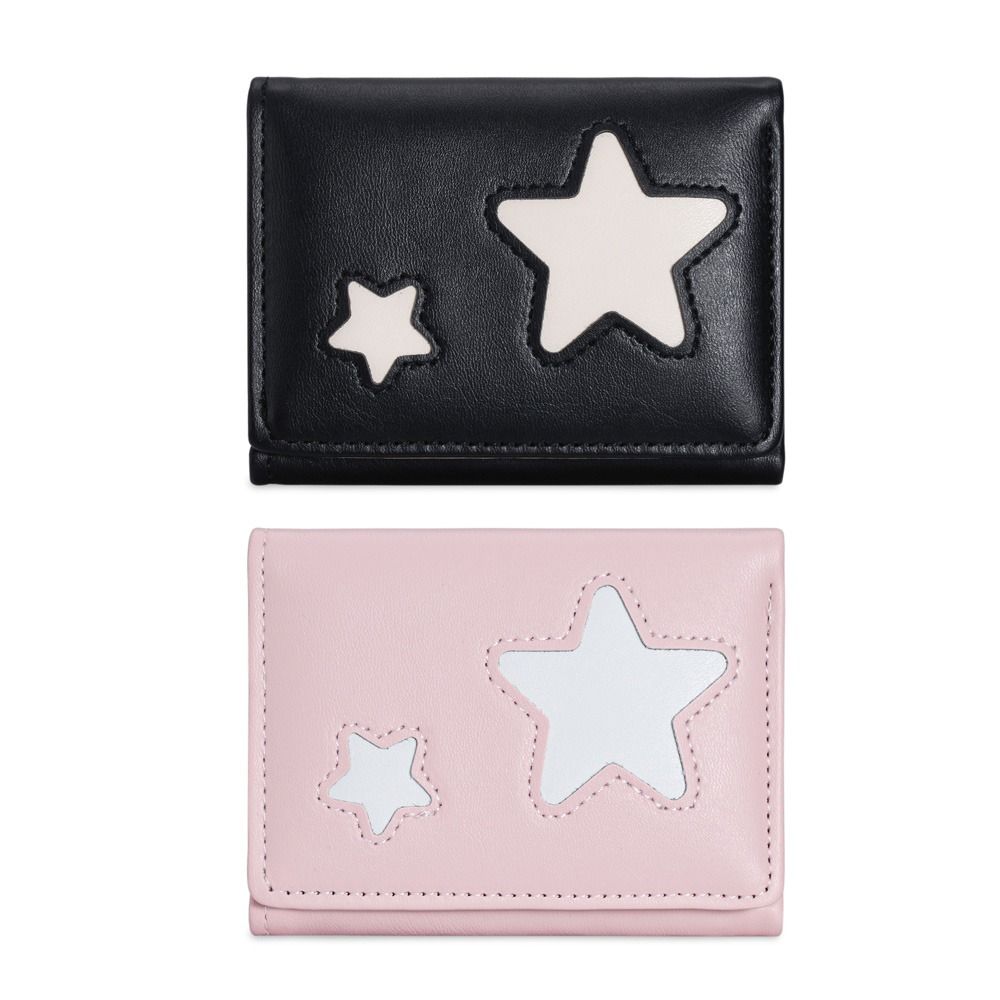 Women Bags Flipkart - Fashion Solid Color Star Short Wallets