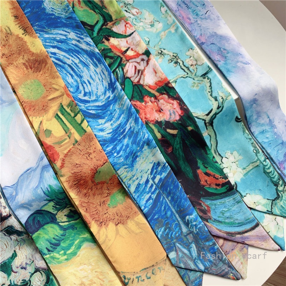 Women Bags Wholesale - Van Gogh Series Oil Painting Silk