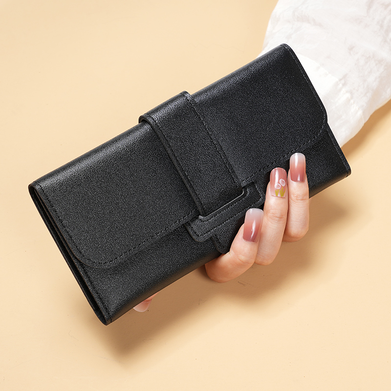 Women Bags Flipkart - Women's wallets women's long three-fold flip