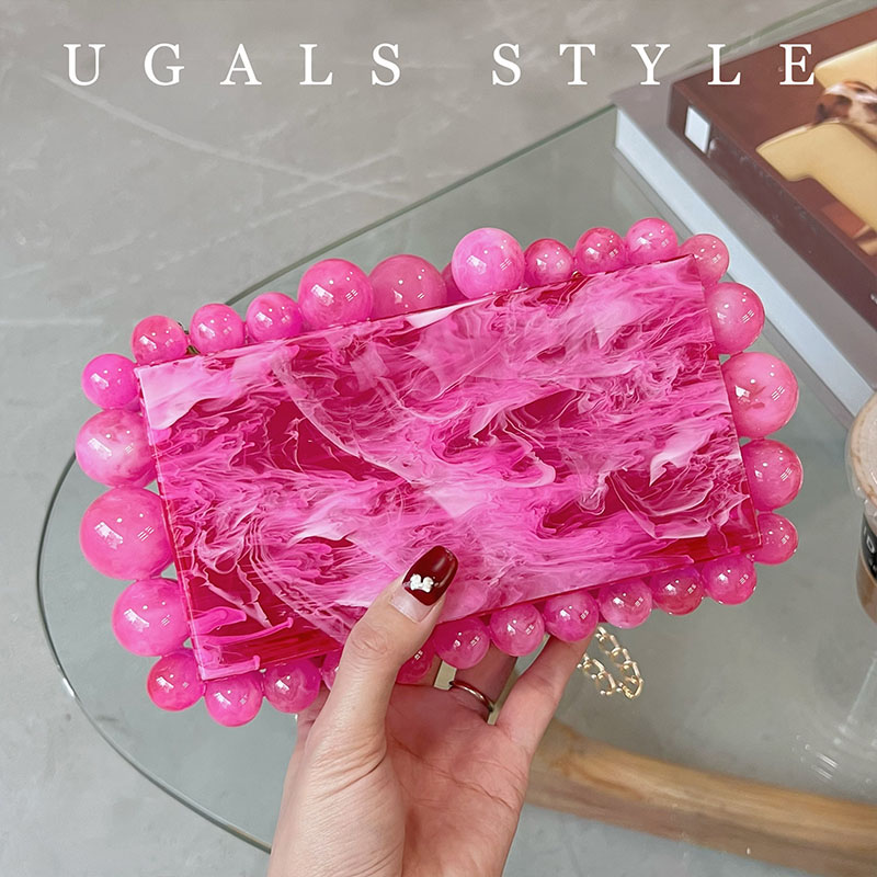 Luxury Designer Beaded Striped - Evening Bag Beaded ulasan dan harga