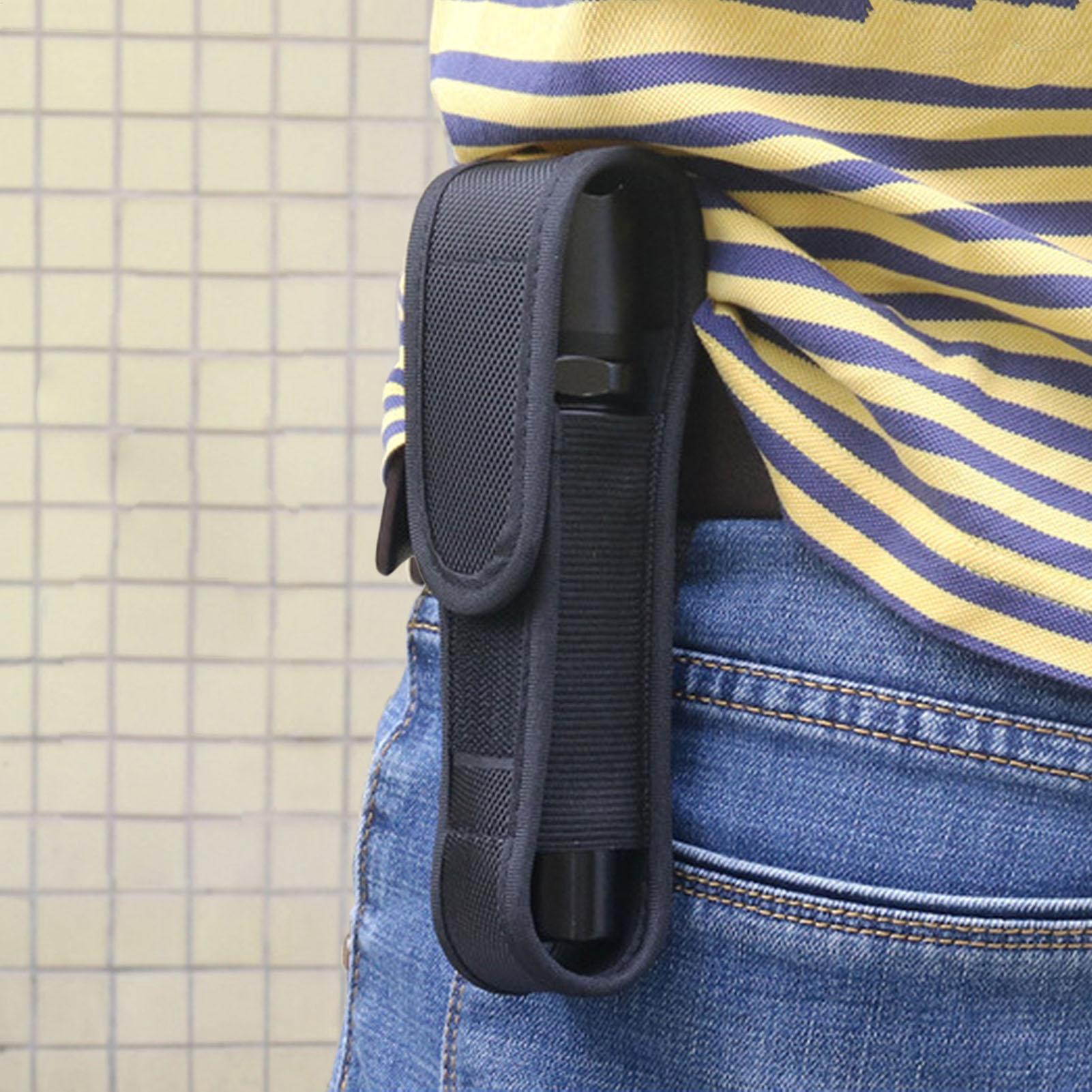 LED Flashlight Protective Case - Saddle Bag Leather ulasan dan harga