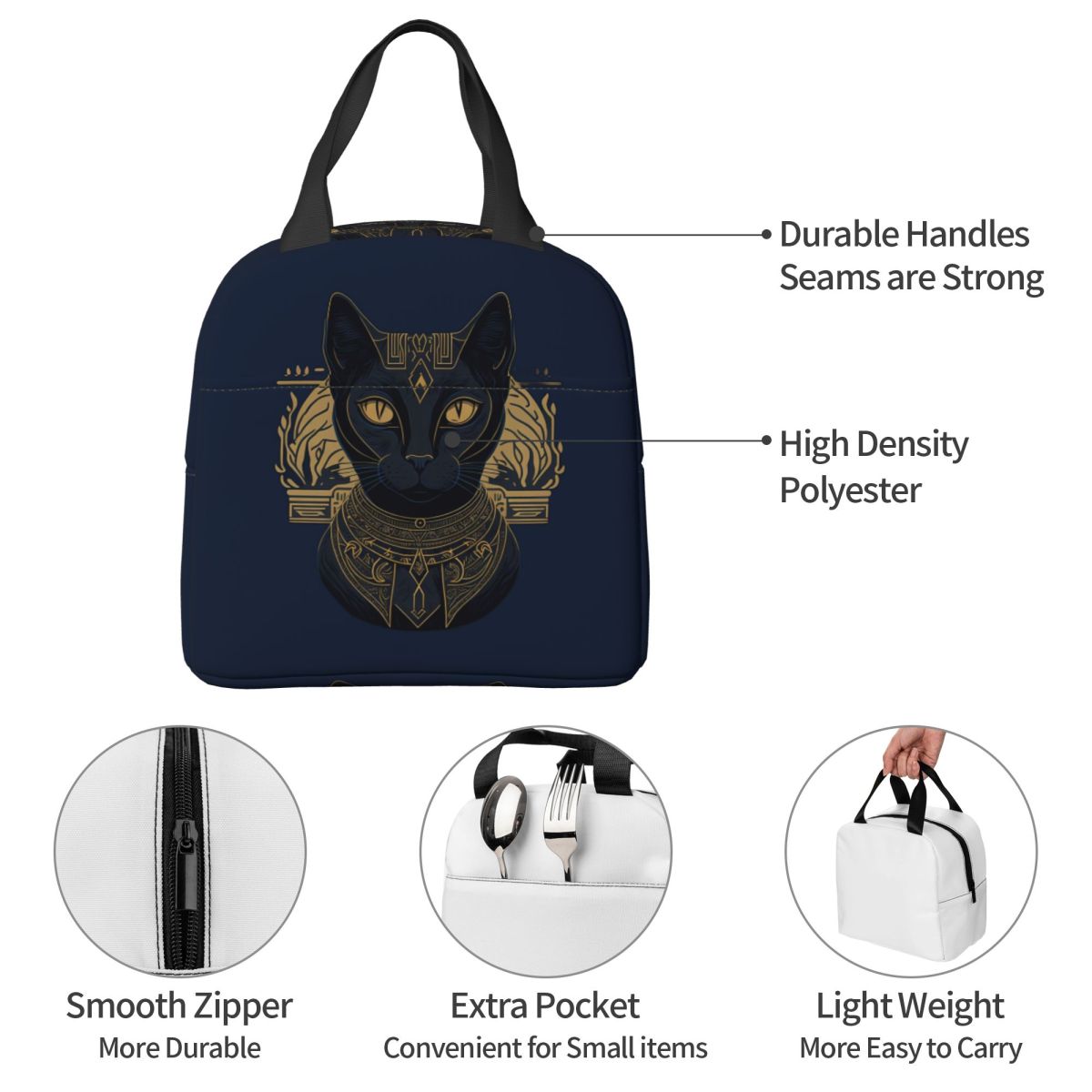 Egypt Black Cute Funny Cat Vin - Women Bags Egypt ulasan dan harga