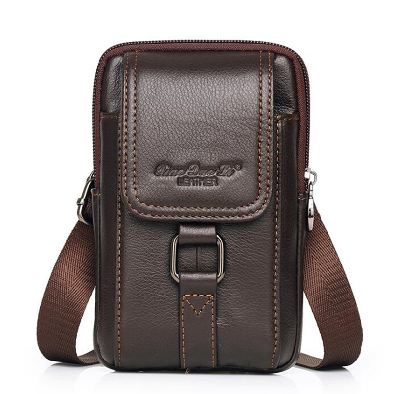 Men Cell/Mobile Phone Case Wai - Saddle Bag Leather ulasan dan harga