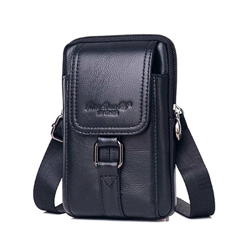 Men Cell/Mobile Phone Case Wai - Saddle Bag Leather ulasan dan harga