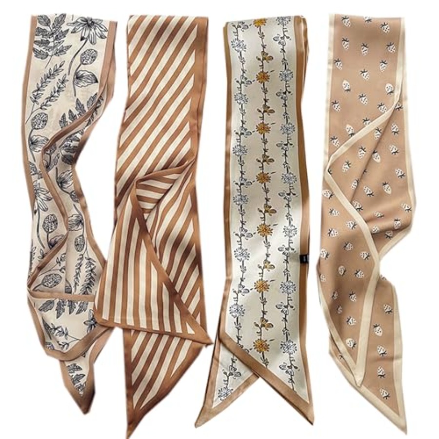 WENLOOY 4 Pack Purse Scarf Bag - Women Bags Pack ulasan dan harga