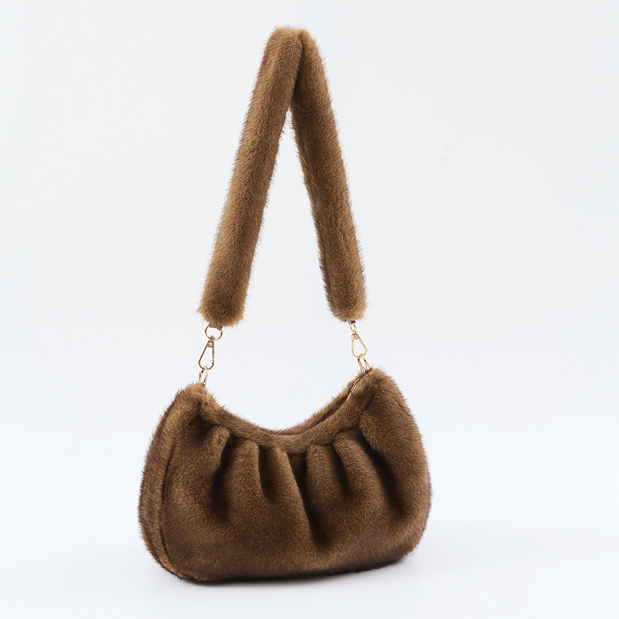 Neo Mint Luxury Faux Mink Fur  - Women Bags Ru ulasan dan harga