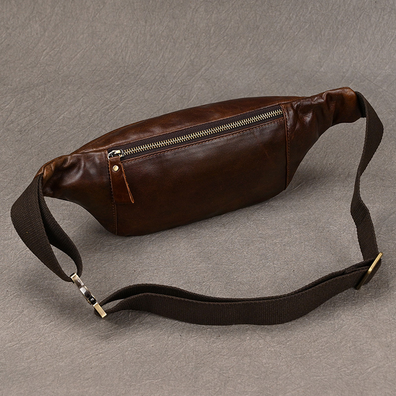 Men's Leather Chest Bags Cross - Saddle Bag Leather ulasan dan harga