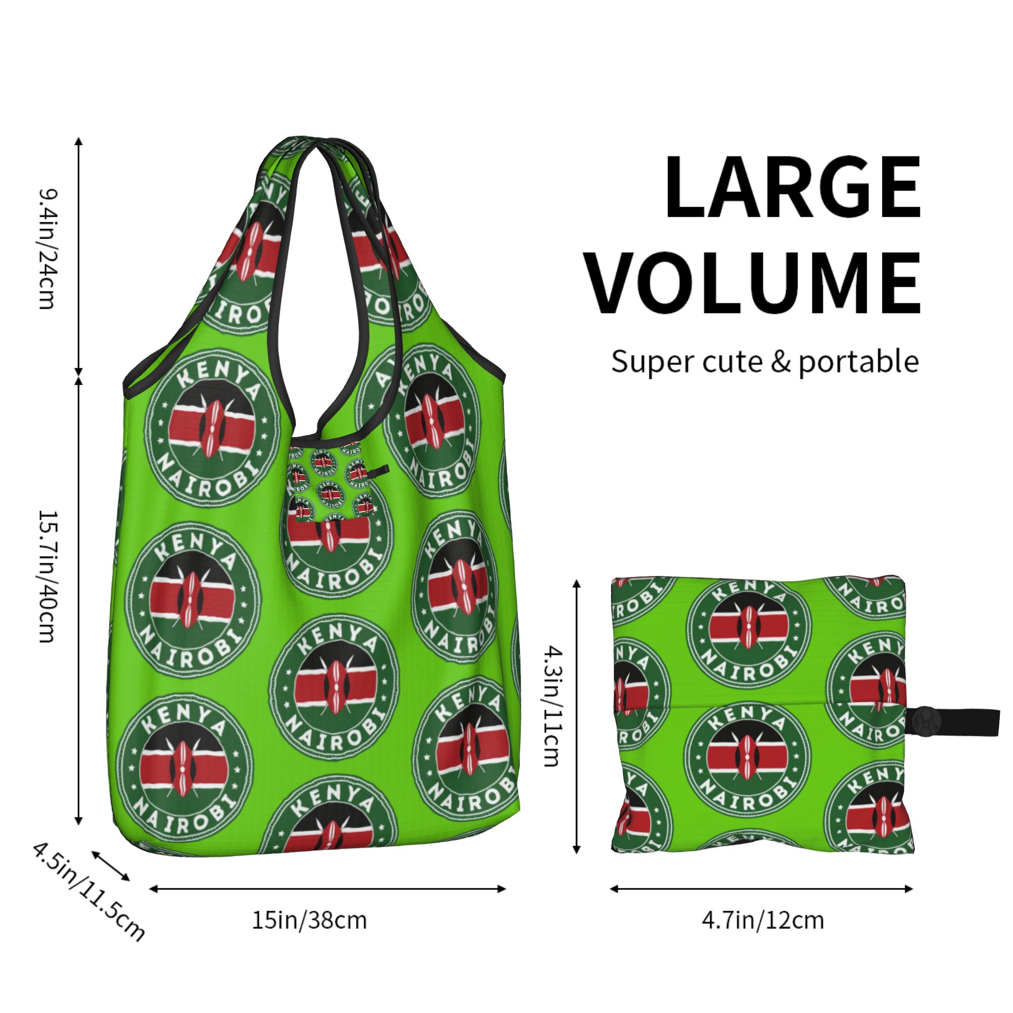 Reusable Kenya Nairobi Flag  S - Women Bags Kenya ulasan dan harga