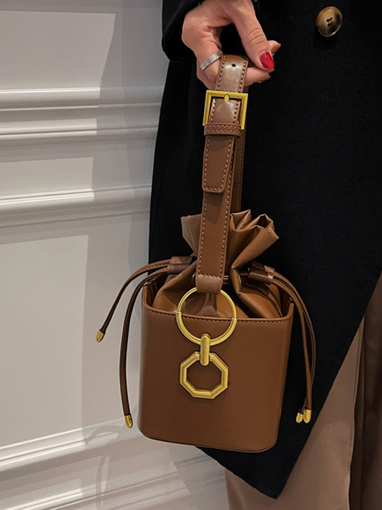 Vintage PU Leather Mini Crossb - Women Bags Zara ulasan dan harga