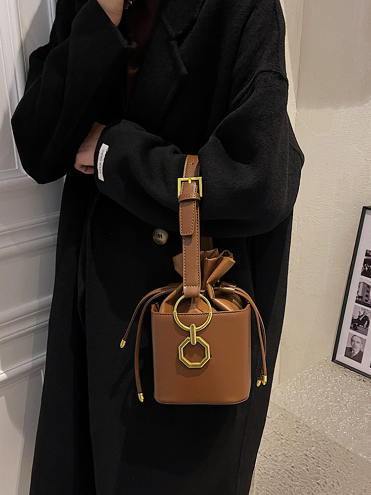 Vintage PU Leather Mini Crossb - Women Bags Zara ulasan dan harga