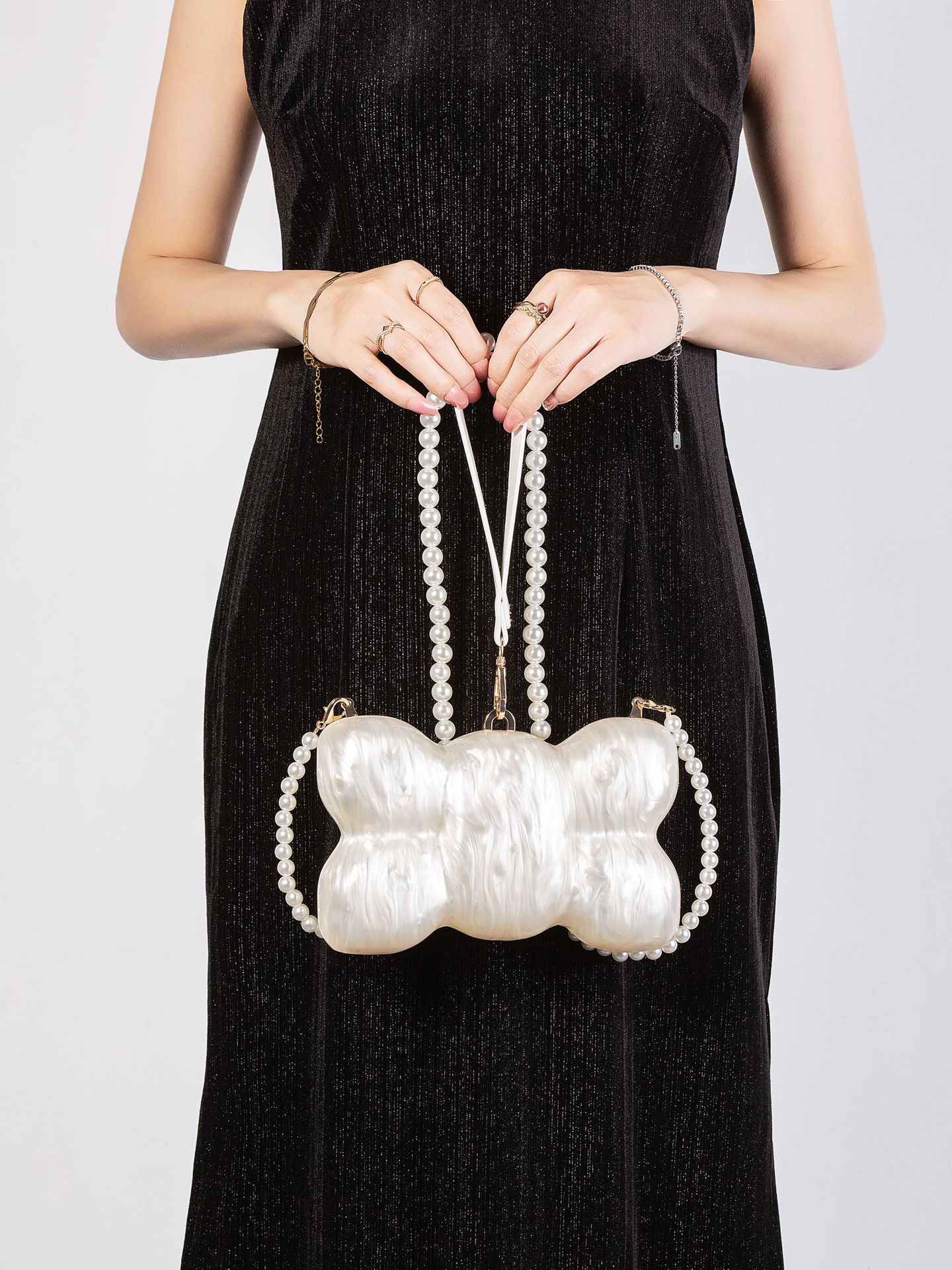 Chic Women Acrylic Cake Bag Cu - Evening Bag Beaded ulasan dan harga