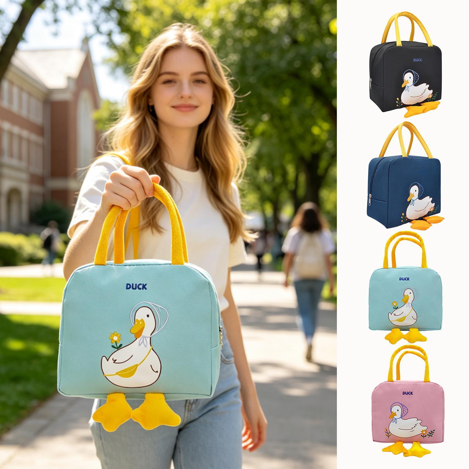 Lunch Bag Duck Design Cute Reu - Women'S Work Bags Designer ulasan dan harga