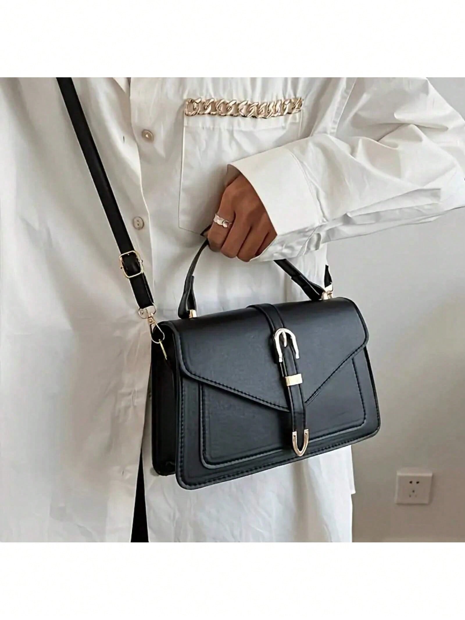 Women PU Leather Handbag Elega - Women Bags Medium Size ulasan dan harga