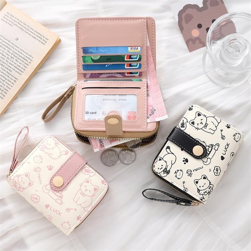 Cute Cat PU Leather Coin Purse - Women Bags Flipkart ulasan dan harga