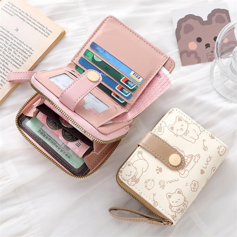 Cute Cat PU Leather Coin Purse - Women Bags Flipkart ulasan dan harga