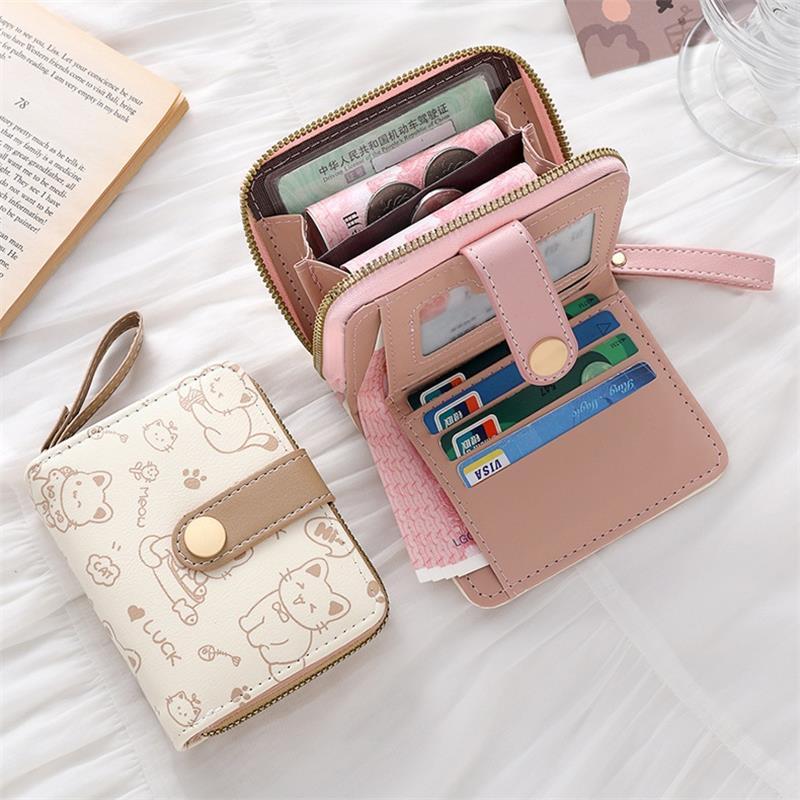 Cute Cat PU Leather Coin Purse - Women Bags Flipkart ulasan dan harga