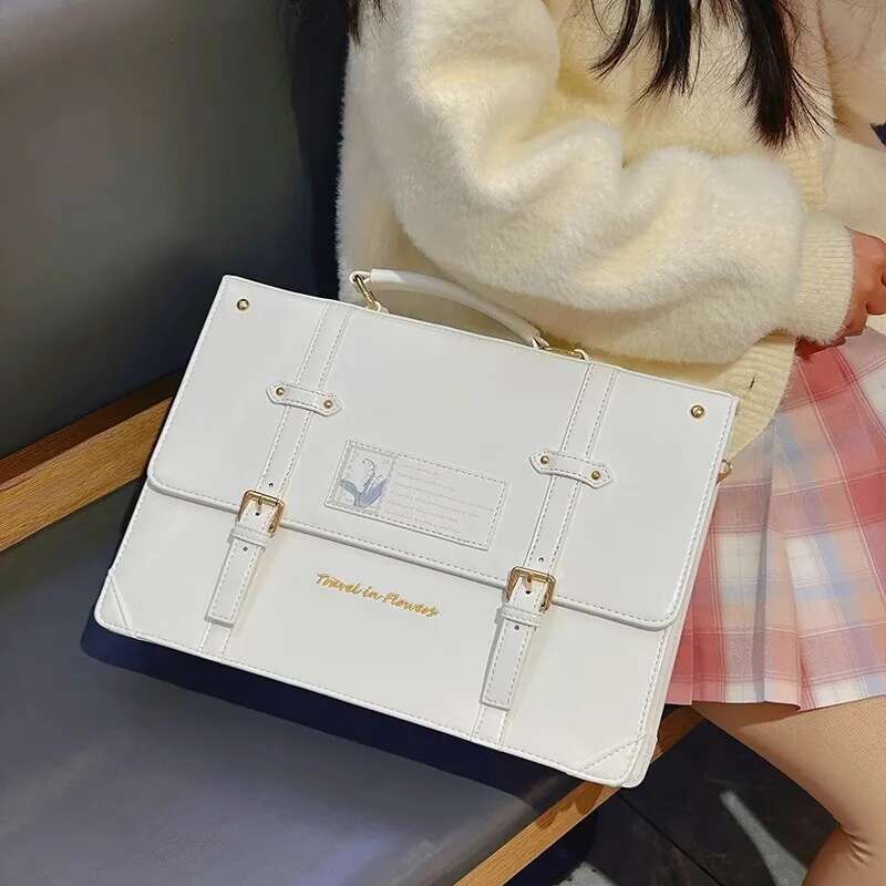 Y2K Preppy Style Large Capacit - Women Bags Medium Size ulasan dan harga