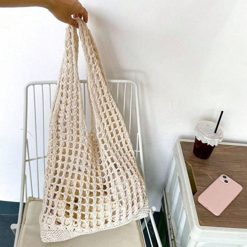 Fashion Crochet Bags for Women - Crochet Market Bag ulasan dan harga
