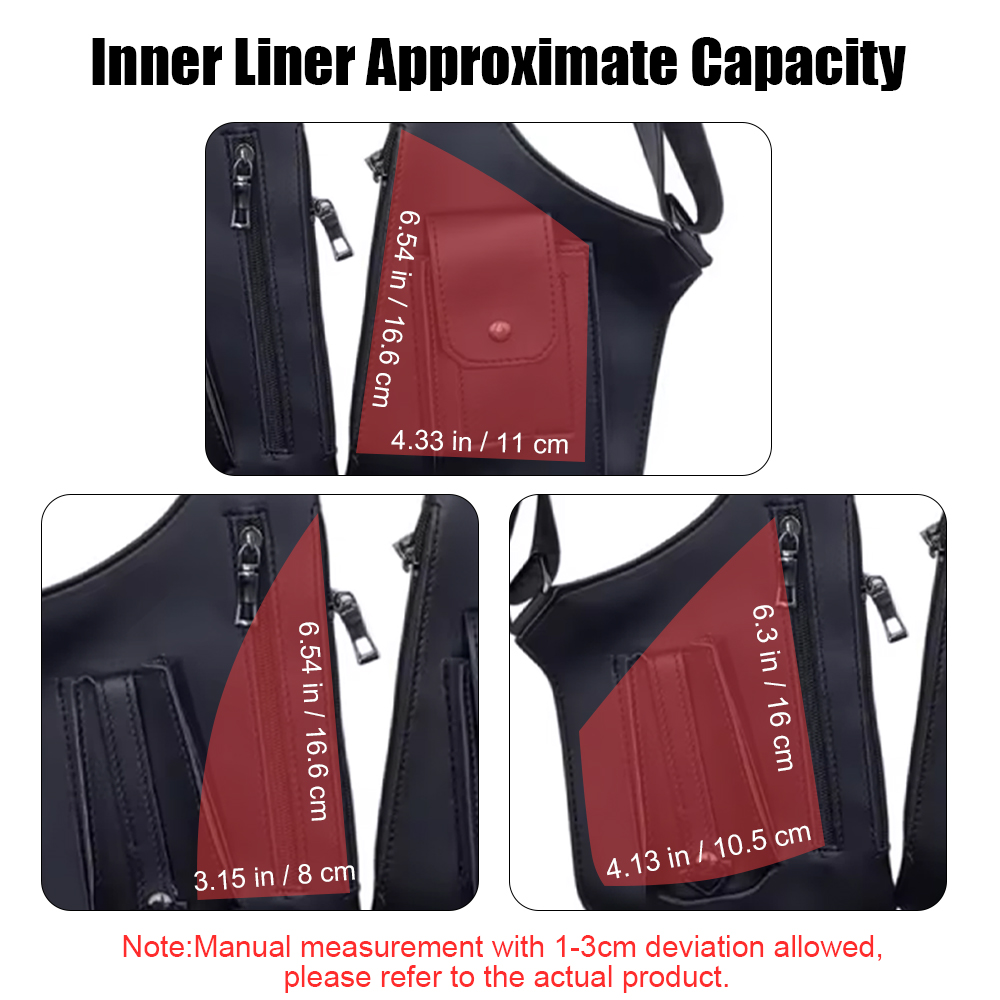 Underarm Anti-Theft Bag, Hidde - Saddle Bag Leather ulasan dan harga