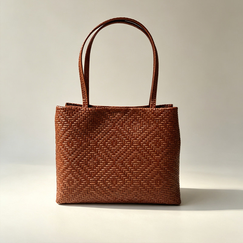 Mendy Genuine Leather Woven Pi - Women'S Work Bags Designer ulasan dan harga