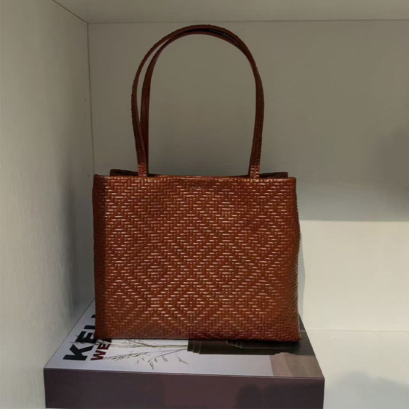 Mendy Genuine Leather Woven Pi - Women'S Work Bags Designer ulasan dan harga