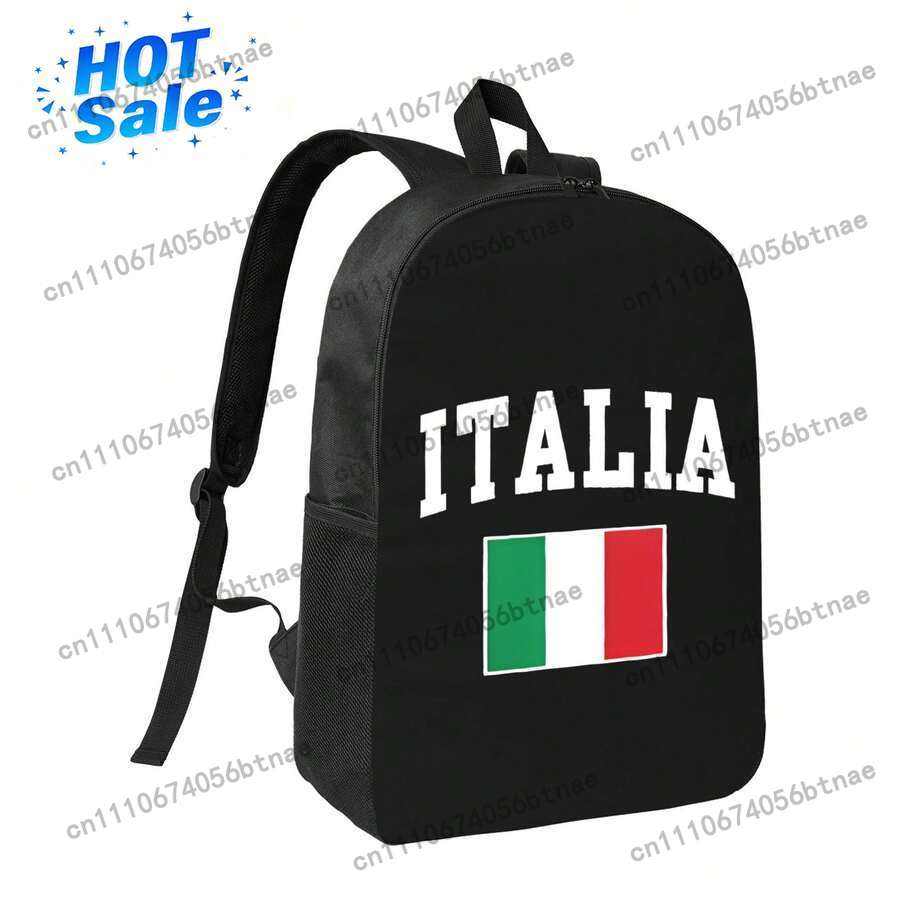 Italia Flag Backpack Waterproo - Women Bags Casual ulasan dan harga