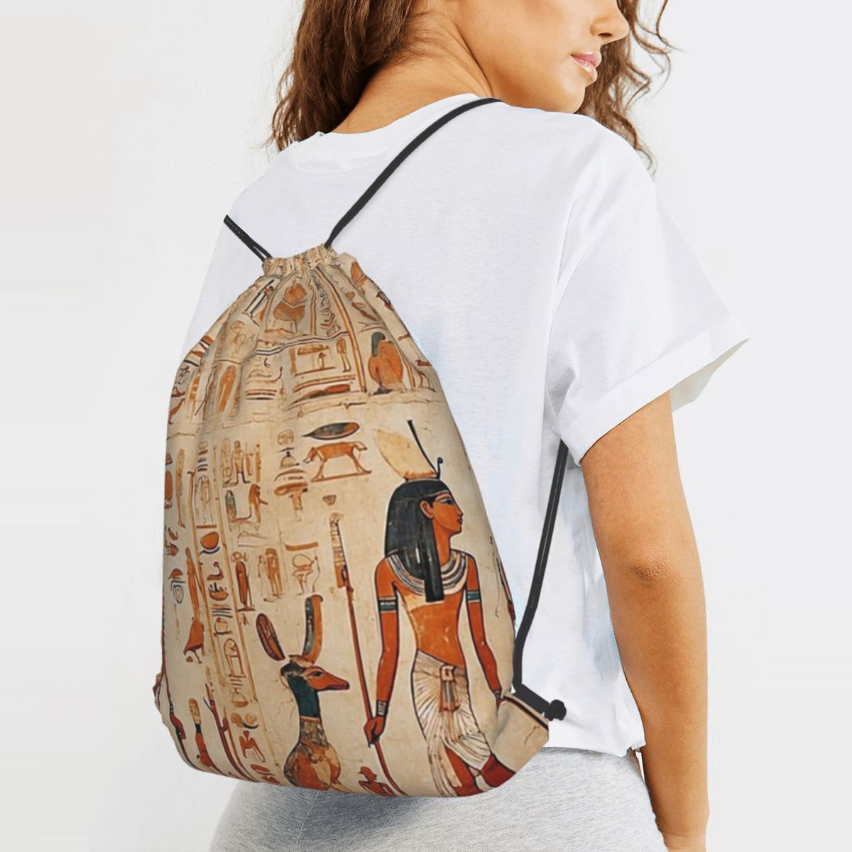 Ancient Egypt Mural Egyptian M - Women Bags Egypt ulasan dan harga