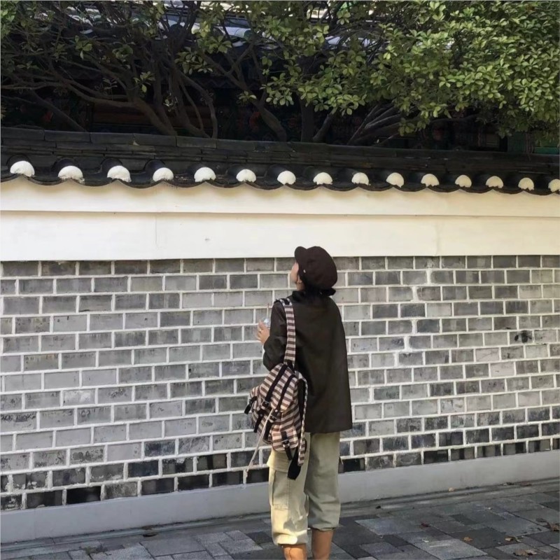 Harajuku Vintage Backpack Wome - Women Bags Medium Size ulasan dan harga