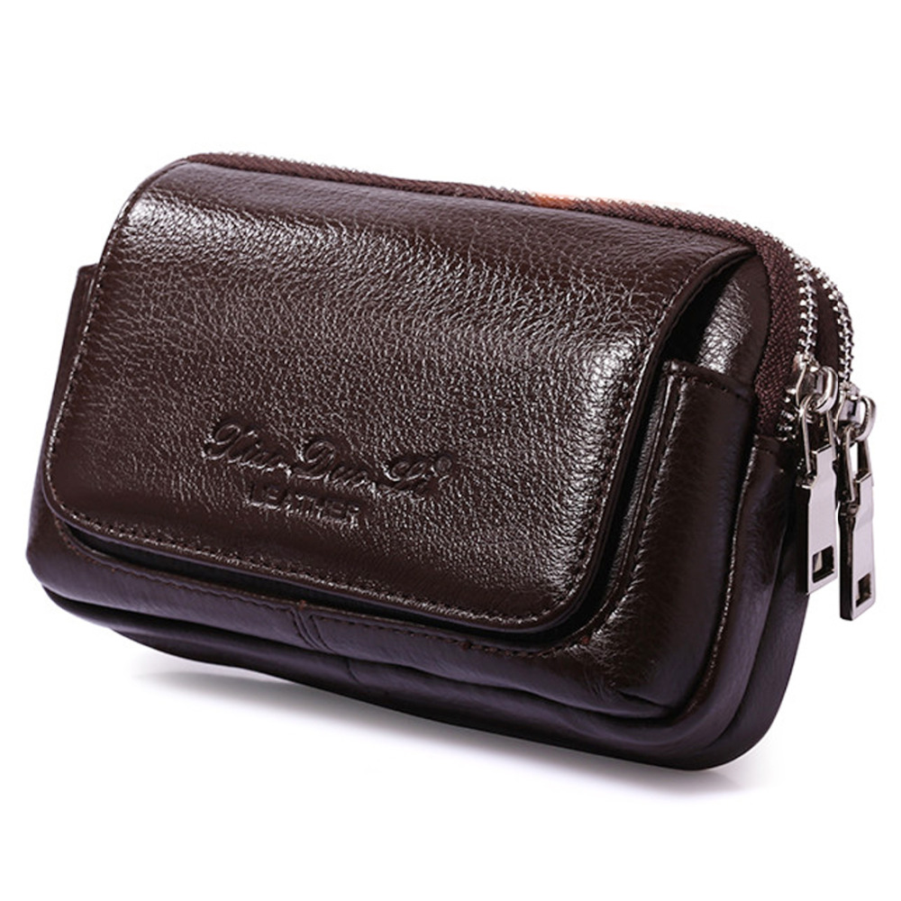 Men Genuine Leather Waist Fann - Saddle Bag Leather ulasan dan harga