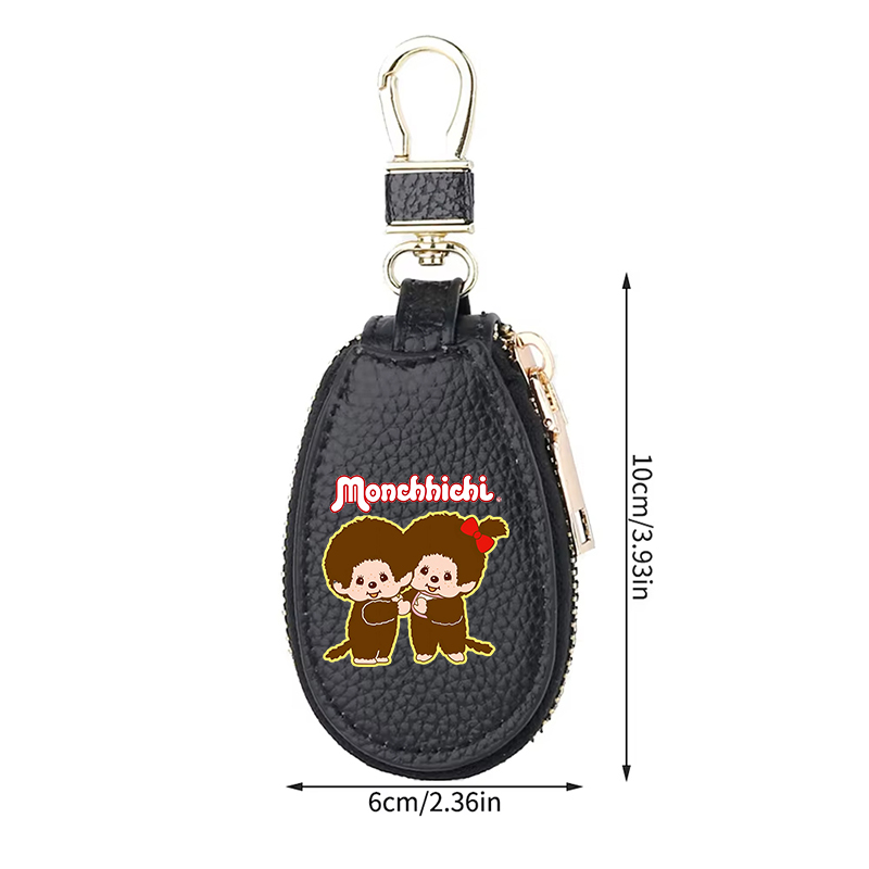 1pcs MONCHHICHI Leather Zipper - Women Bags Mini ulasan dan harga