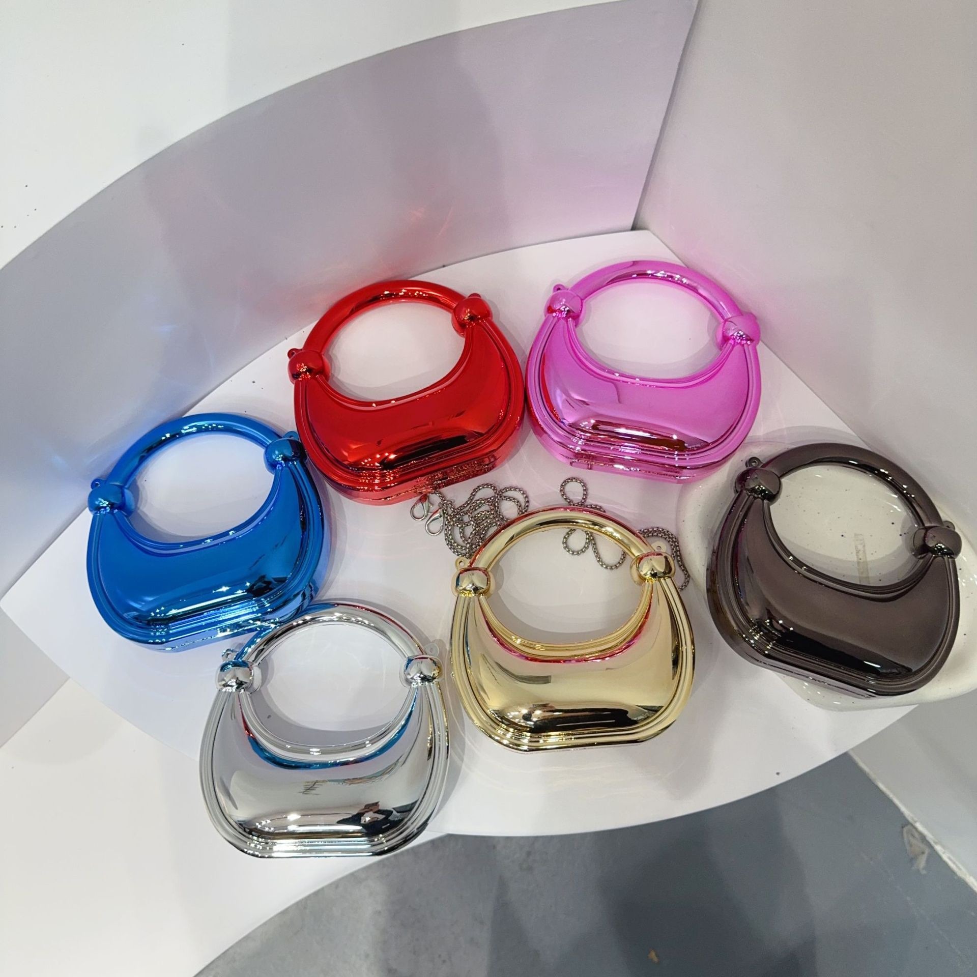 Mini Golden Evening Bag Purses - Women Bags For Gift ulasan dan harga