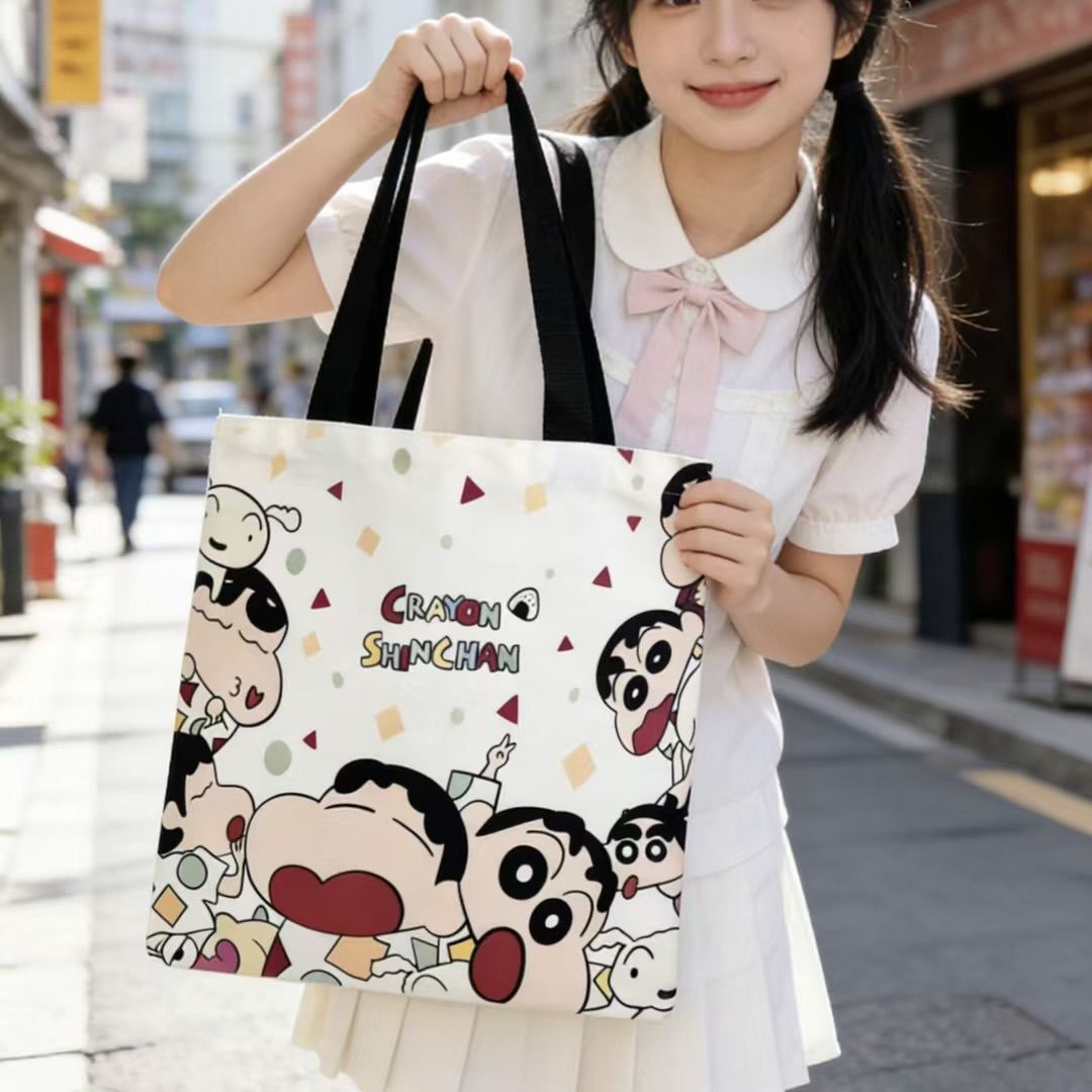 2026 New Crayon Shin-chan Canv - Women Bags Medium Size ulasan dan harga