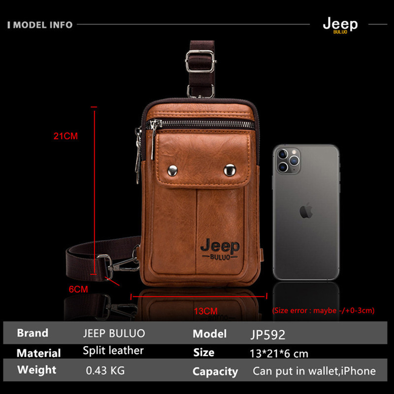 JEEP BULUO Small Multi-functio - Saddle Bag Leather ulasan dan harga