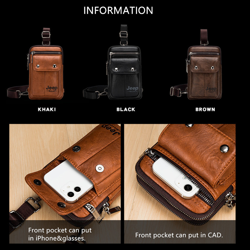 JEEP BULUO Small Multi-functio - Saddle Bag Leather ulasan dan harga