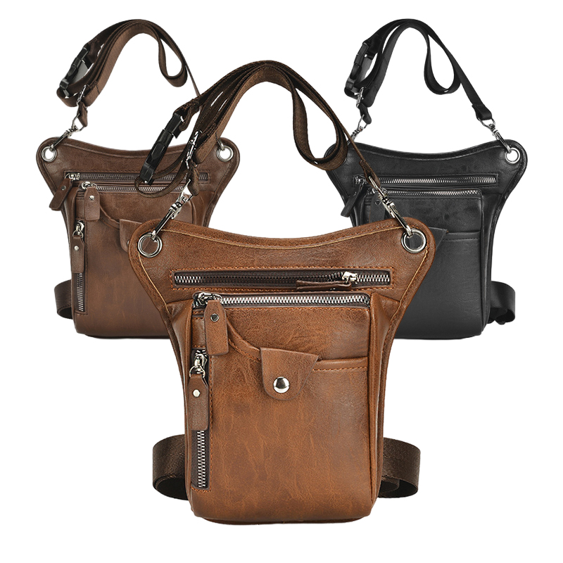 Vintage Pu Leather Waist Pack  - Saddle Bag Leather ulasan dan harga