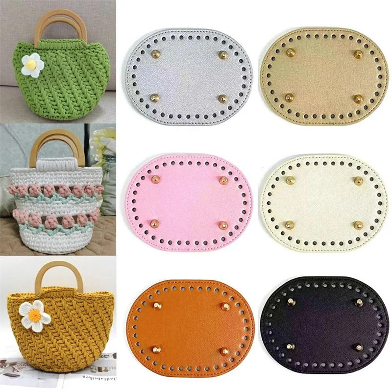 14.5x11cm Oval Bottom for Knit - Crochet Market Bag ulasan dan harga