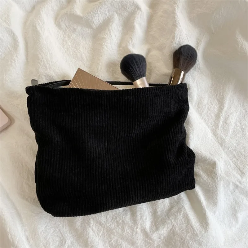 Corduroy Travel Cosmetic Bag P - Women Bags Medium Size ulasan dan harga