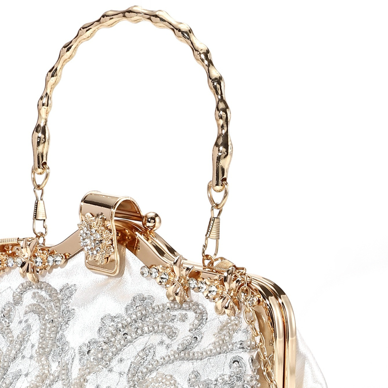Retro New Embroidered Beaded F - Evening Bag Beaded ulasan dan harga