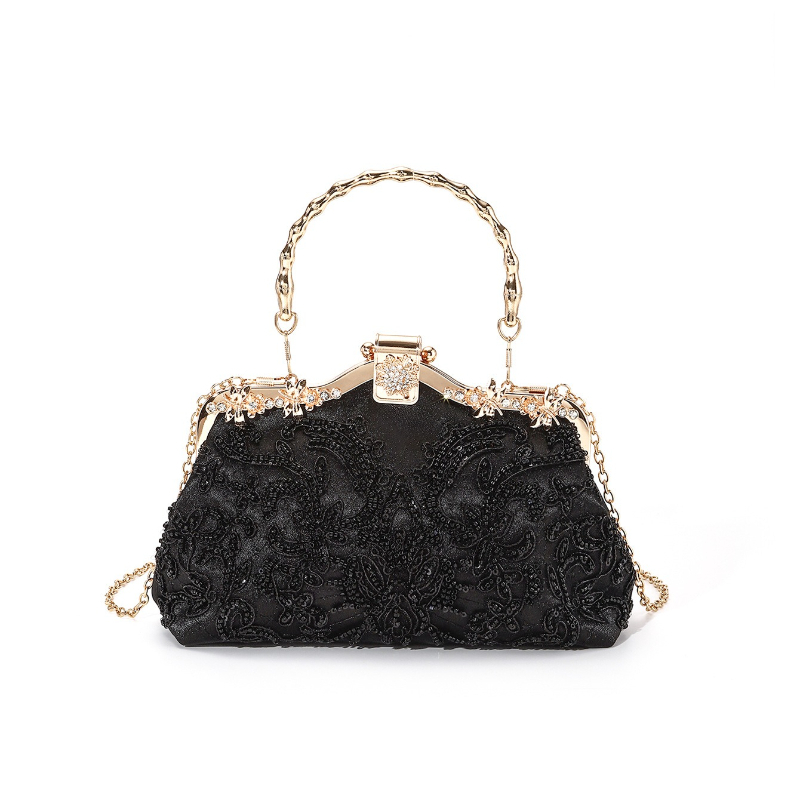 Retro New Embroidered Beaded F - Evening Bag Beaded ulasan dan harga