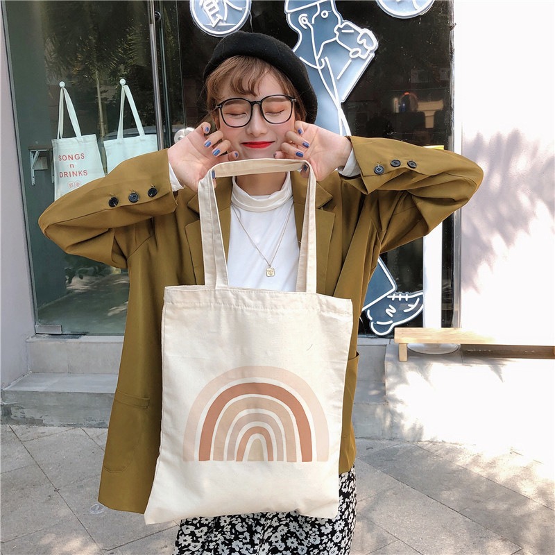 Colorful Rainbow Design Tote B - Women'S Work Bags Designer ulasan dan harga