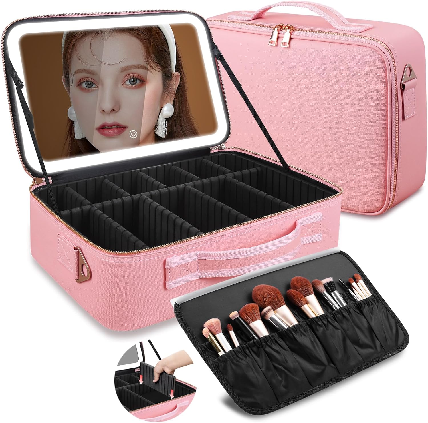 Large Capacity Makeup Bag 15'' - Women Bags Medium Size ulasan dan harga