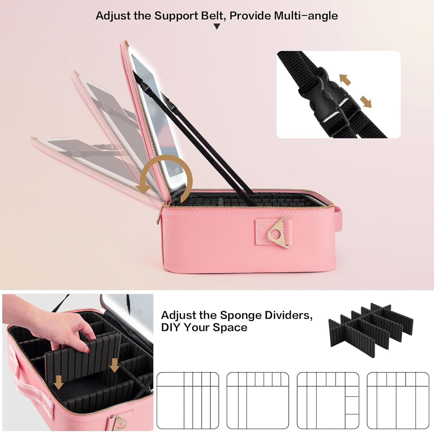Large Capacity Makeup Bag 15'' - Women Bags Medium Size ulasan dan harga